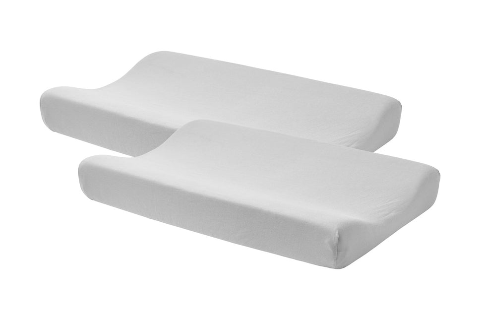 <tc>Meyco</tc> Housse de matelas à langer Basic Jersey Light Grey 2pcs.