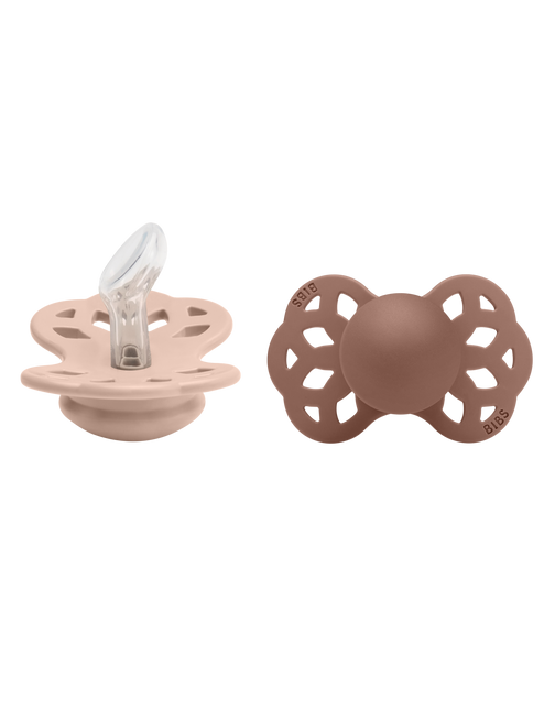 <tc>BIBS</tc> <tc>tétine</tc> Fard à joues anatomique en silicone de taille 1/succion en bois 2pcs.