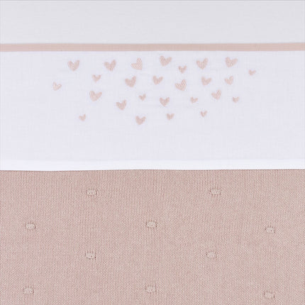 <tc>Meyco</tc> Drap de lit Hearts Soft Pink 100X150cm