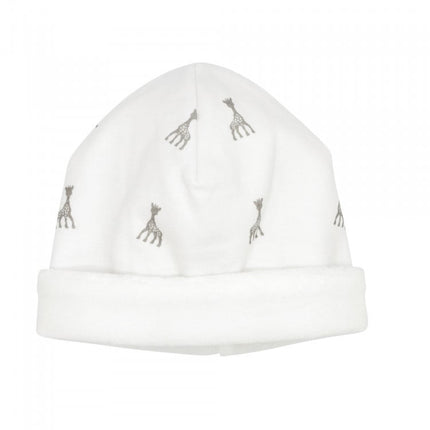 <tc>Sophie de Giraf</tc> Chapeau de bébé blanc