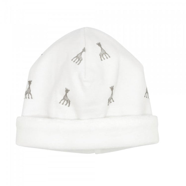 <tc>Sophie de Giraf</tc> Chapeau de bébé blanc