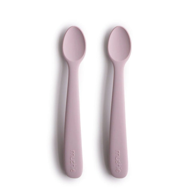 <tc>Mushie</tc> Cuillère à bébé douce Lilas 2pcs