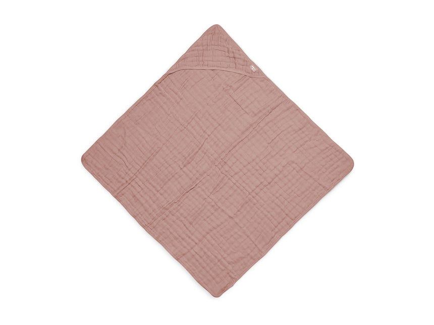 <tc>Jollein</tc> Serviette de bain Baby Wrinkled Cotton Rosewood 75x75cm