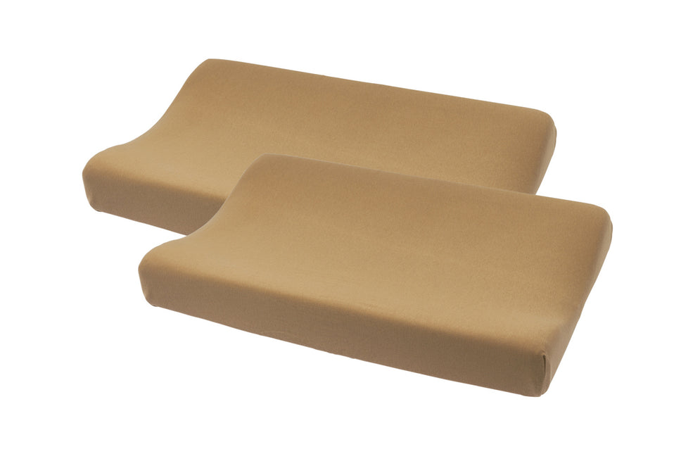 <tc>Meyco</tc> Housse de matelas à langer 2St Basic Jersey Toffee