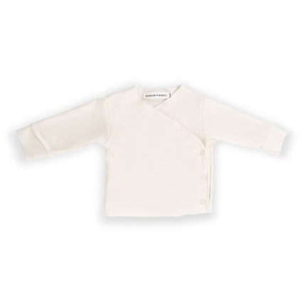 <tc>Bamboom</tc> Chemise bébé manches longues prématuré 0M Crème