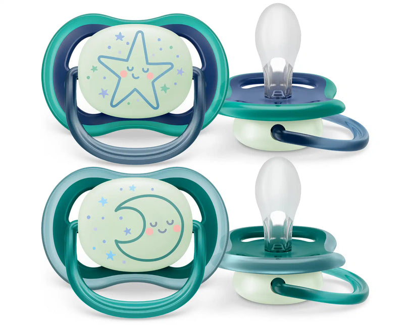 <tc>Philips Avent</tc> Fop<tc>tétine</tc> +6 mois Air Night Star/Moon