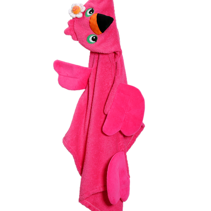 <tc>Zoocchini</tc> Serviette de bain Bébé Franny Le Flamant Coton