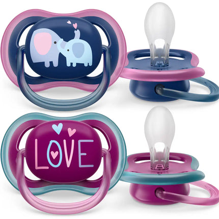 <tc>Philips Avent</tc> Fop<tc>tétine</tc> +18 mois Air Elephant/Love