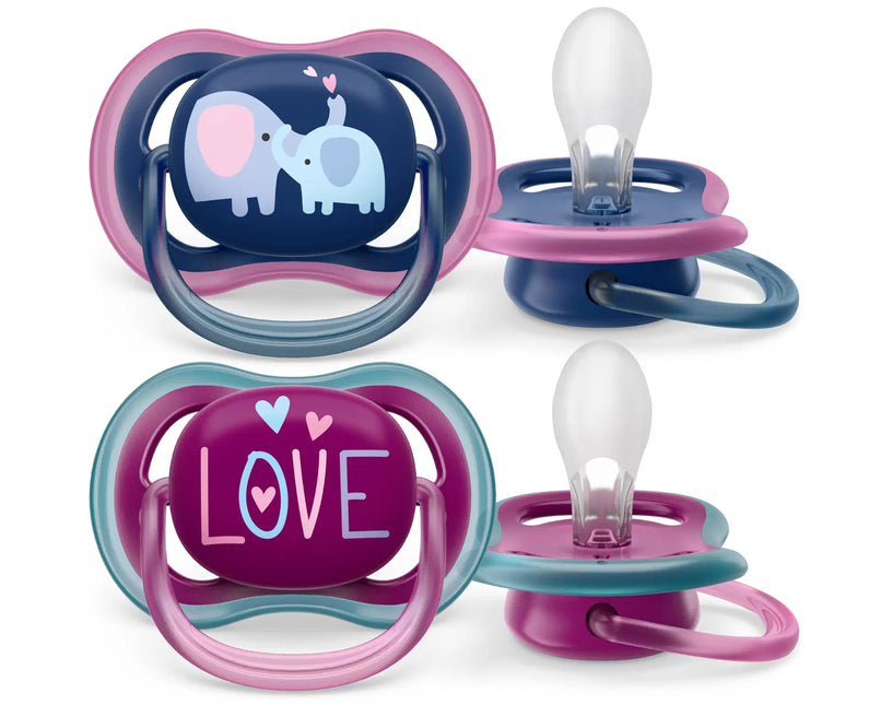 <tc>Philips Avent</tc> Fop<tc>tétine</tc> +18 mois Air Elephant/Love