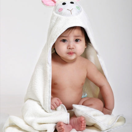 <tc>Zoocchini</tc> Peignoir Bébé Lola L'Agneau Coton