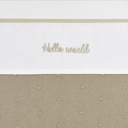 <tc>Meyco</tc> Serviette de berceau Hello World Sand