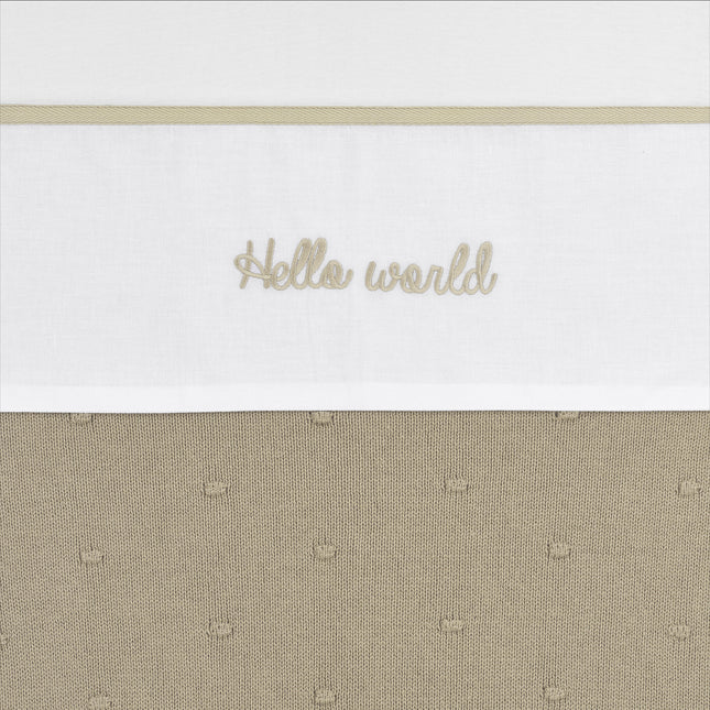 <tc>Meyco</tc> Serviette de berceau Hello World Sand