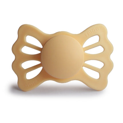 <tc>Frigg</tc> <tc>tétine</tc> Taille 2 Lucky Symmetrical Pale Daffodil Silicone