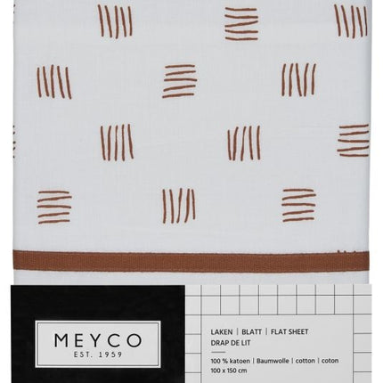 <tc>Meyco</tc> Serviette de bain Cradle Block Stripe Camel