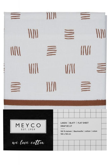 <tc>Meyco</tc> Serviette de bain Cradle Block Stripe Camel