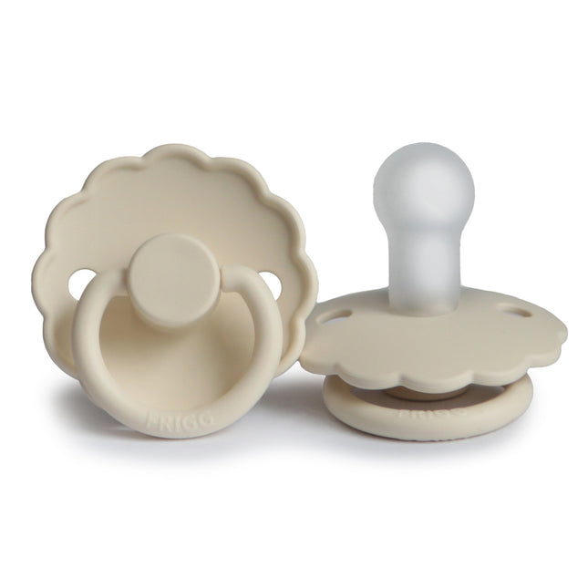 <tc>Frigg</tc> <tc>tétine</tc> Taille 1 Daisy Cream Silicone