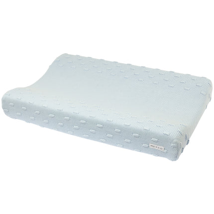 <tc>Meyco</tc> Housse de matelas à langer Nœuds Bleu clair