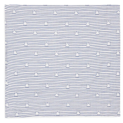 <tc>Jollein</tc> Hydrofile Cloth Miffy Stripe Navy 70cm 3pcs