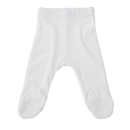 <tc>Bamboom</tc> Pantalon bébé avec pieds 1M Blanc