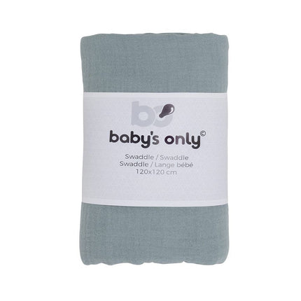 <tc>Baby's Only</tc> Couverture d'emmaillotage Breeze Stonegreen 120x120cm