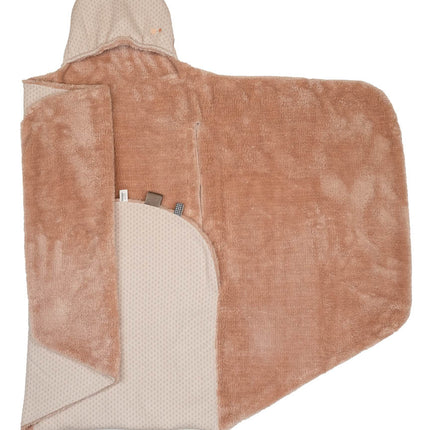 <tc>Snoozebaby</tc> Couverture bébé Trendy Wrapping Milky Rust 90x110cm