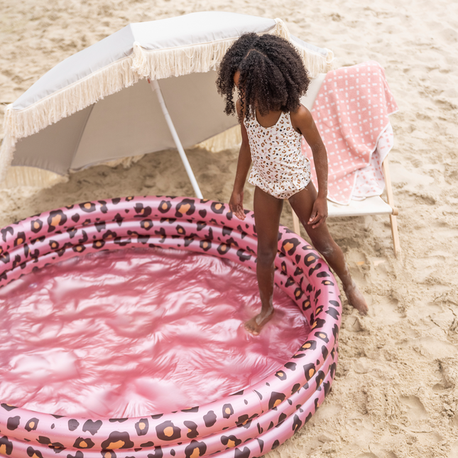 <tc>Swim Essentials</tc> Piscine enfant imprimé tigre rose 1.5M