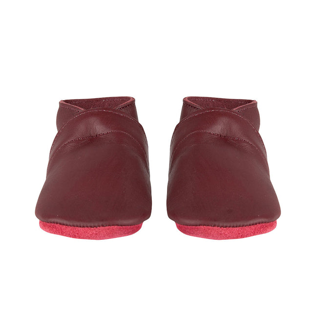 <tc>Baby Dutch</tc> Chaussures bébé unies rouge bordeaux