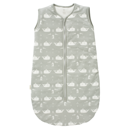 <tc>Fresk</tc> Sac de couchage Baby Sleeping Bag With Light Lining Whale Dawn Grey (Sac de couchage pour bébé avec doublure légère)