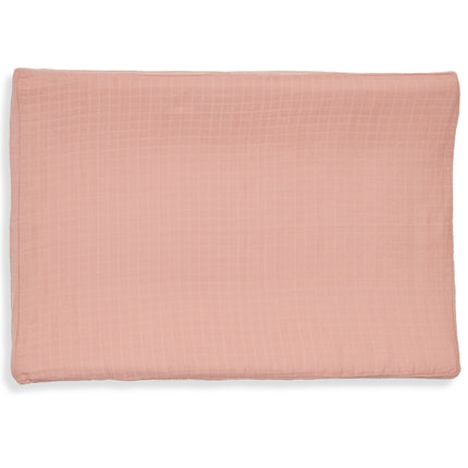 <tc>Jollein</tc> Housse de matelas à langer Coton froissé Bois de rose 50x70cm