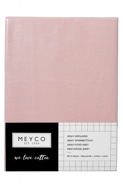 <tc>Meyco</tc> Drap-housse Jersey Old Pink 60x120cm