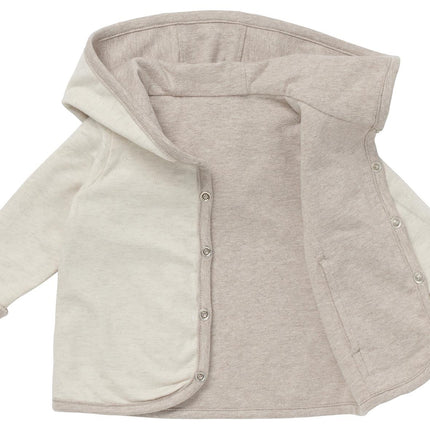 <tc>Noppies</tc> Cardigan pour bébé Rev Bonny Taupe Mélange deux faces