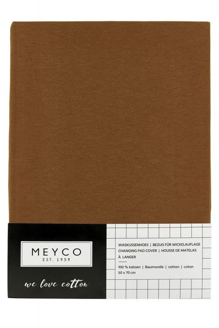 <tc>Meyco</tc> Housse de matelas à langer Basic Jersey Camel