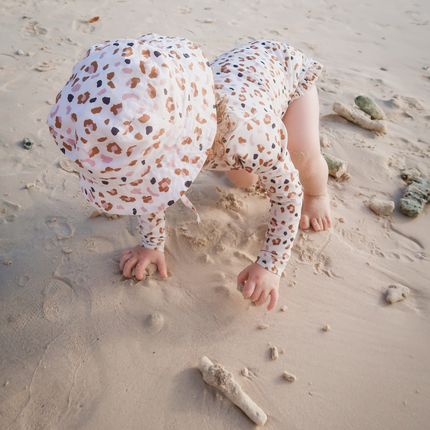 <tc>Swim Essentials</tc> Chapeau de soleil Baby Panther print Kahki