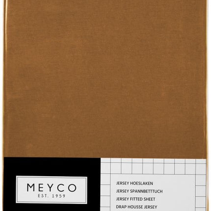 <tc>Meyco</tc> Drap-housse Jersey Camel 40x80/90 cm