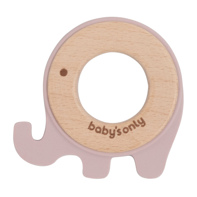 <tc>Baby's Only</tc> Anneau de dentition Eléphant Vieux Rose