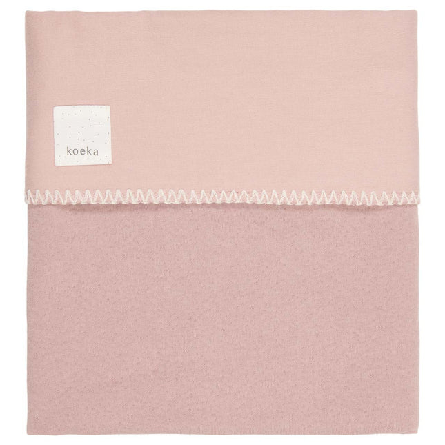 <tc>Koeka</tc> Couverture de lit Flanelle Runa Vieux Rose