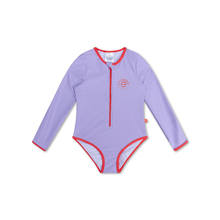 <tc>Swim Essentials</tc> Maillot de bain enfant violet manches longues