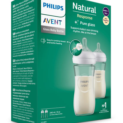 <tc>Philips Avent</tc> Verre pour biberon 3.0 240ml 2pcs