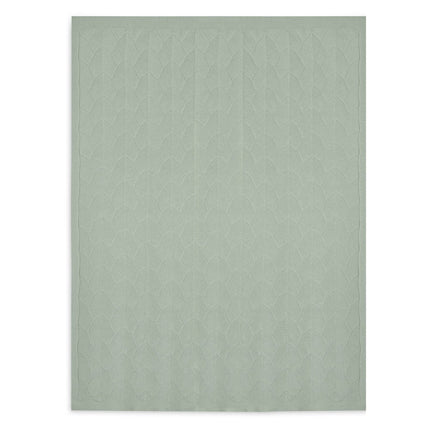 <tc>Jollein</tc> Couverture de berceau Shell Knit Sea Foam 75x100cm