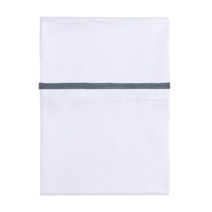 <tc>Baby's Only</tc> Drap berceau Piping tricoté Granit/Blanc