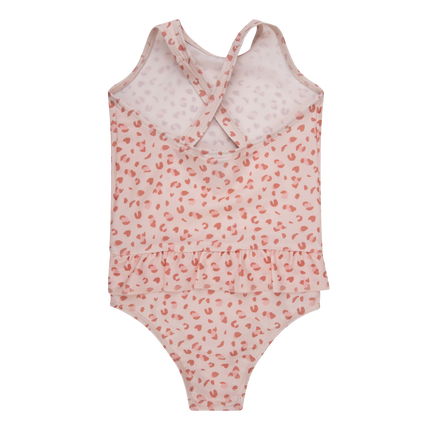 <tc>Swim Essentials</tc> Maillot de bain enfant imprimé panthère vieux rose