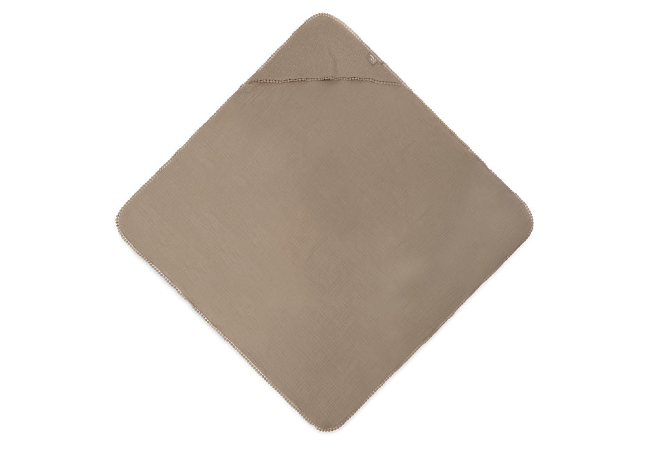 <tc>Jollein</tc> Serviette de bain Bébé Broderie Biscuit 75x75cm