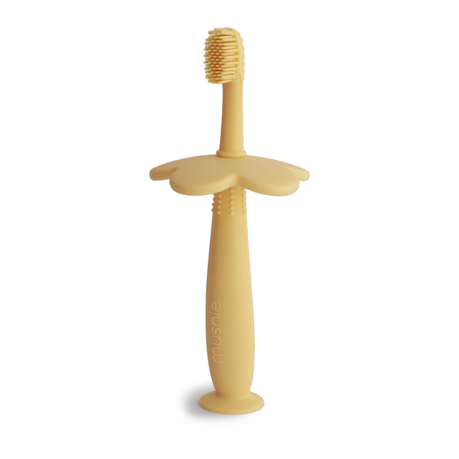 <tc>Mushie</tc> Brosse à dents jonquille pâle