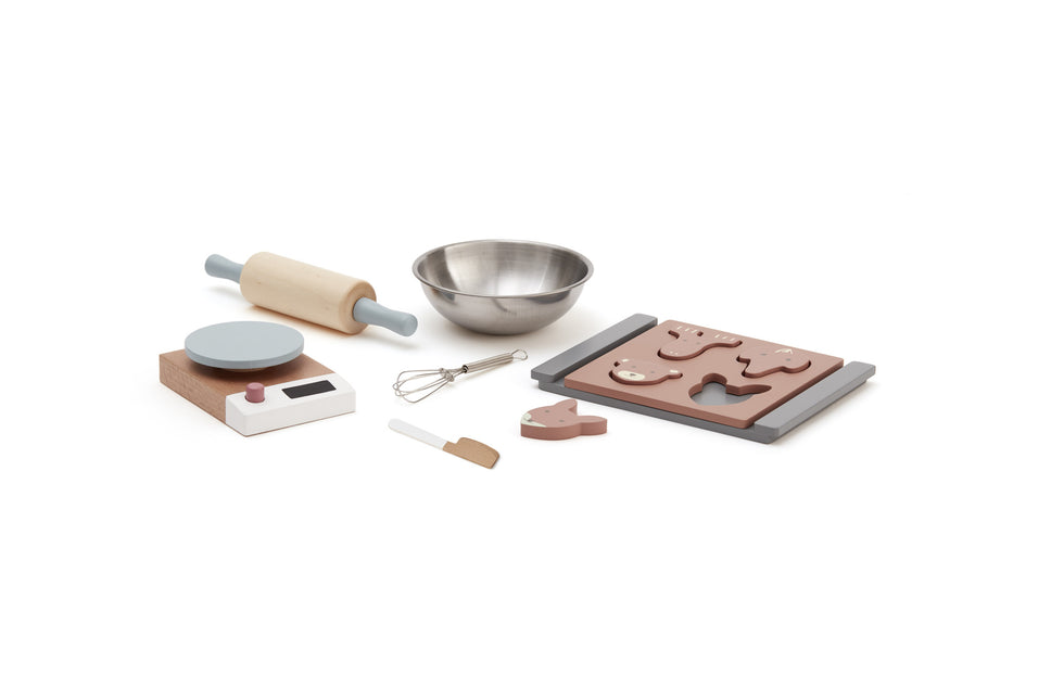 <tc>Kid's Concept</tc> Ensemble de jouets en bois pour la cuisson