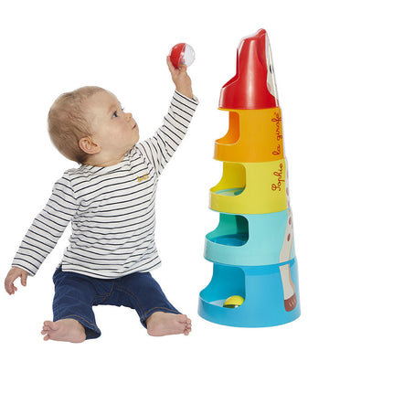 <tc>Sophie de Giraf</tc> Jeu de blocs Girafe Tour géante