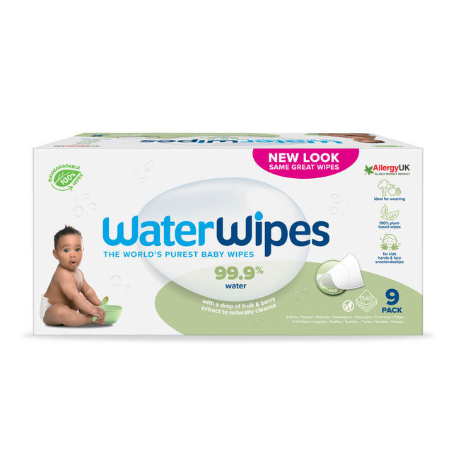 <tc>WaterWipes</tc> Lingettes pour bavoirs 9x60 Pack