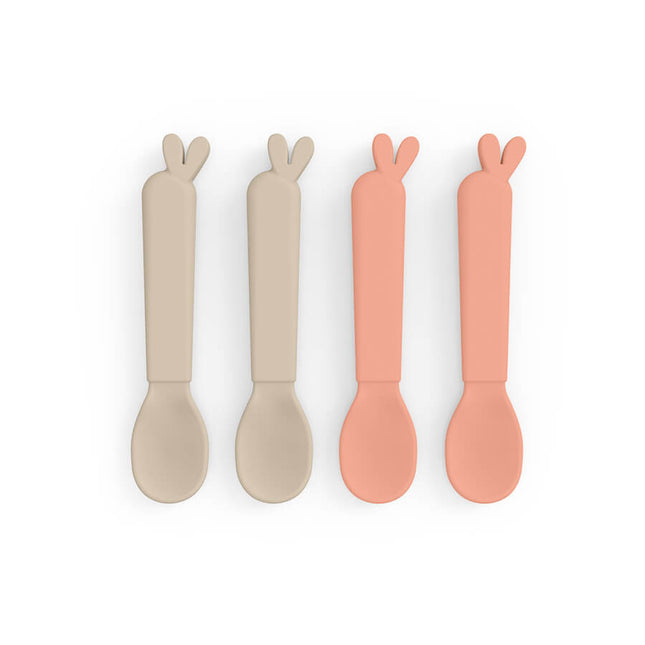 <tc>Done by Deer</tc> Set de couverts Cuillères Lalee Sand/Coral 4pcs