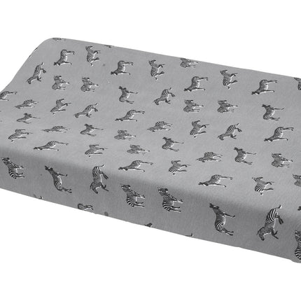 <tc>Meyco</tc> Housse de matelas à langer Zebra Animal Gris