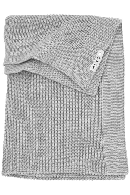 <tc>Meyco</tc> Couverture de lit Rib Grey Melange