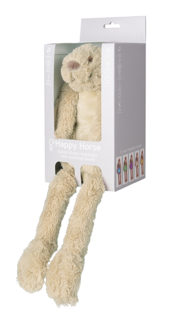 <tc>Happy Horse</tc> Lapin beige câlin Richie avec veilleuse et son 34cm